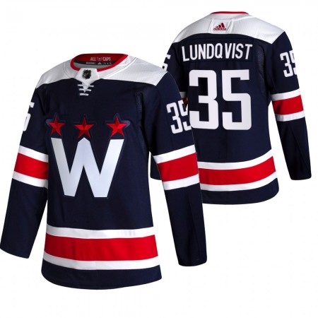 Washington Capitals Dresy Henrik Lundqvist 35 2020-21 Třetí Authentic - Pánské